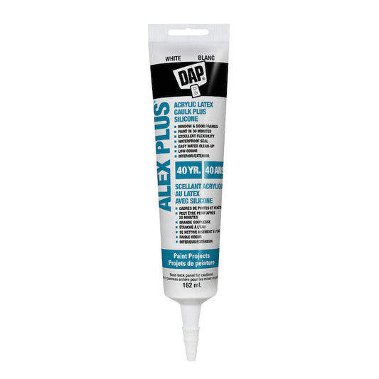DAP Alex Plus Latex Caulk Plus Silicone 162mL