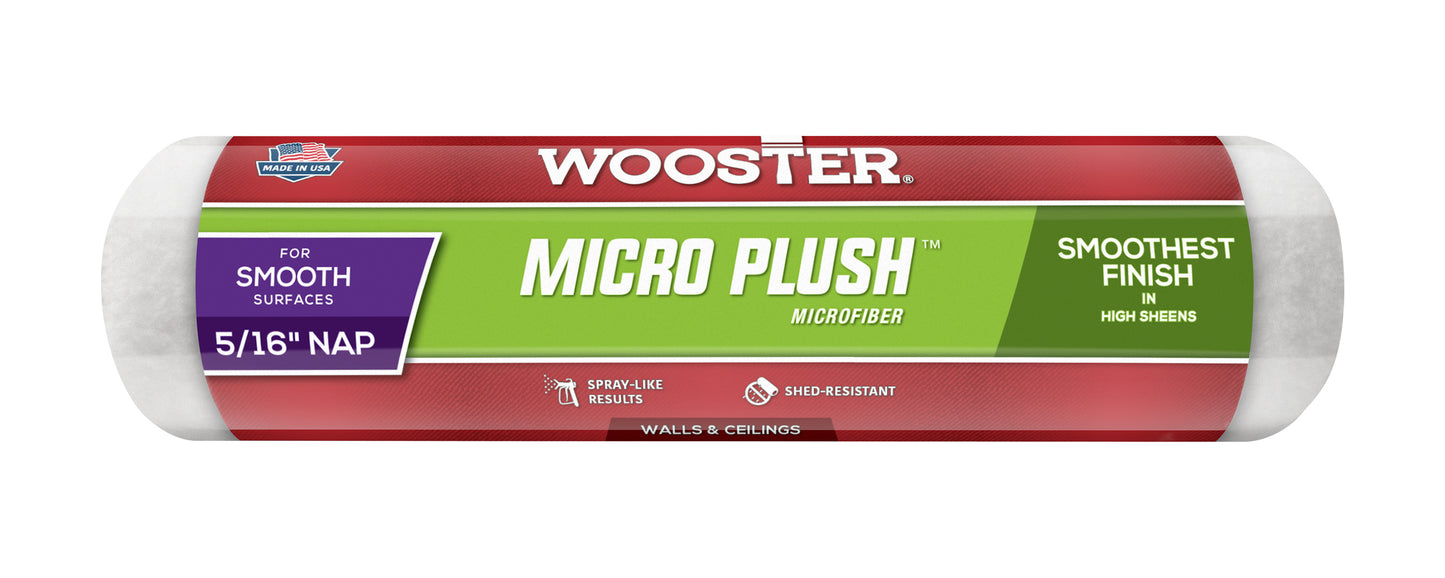 Wooster Micro Plush 5/16 9.5" Roller