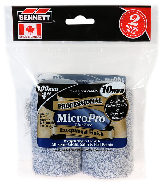 Bennett MicroPro 4" Wide Roller 2-PK