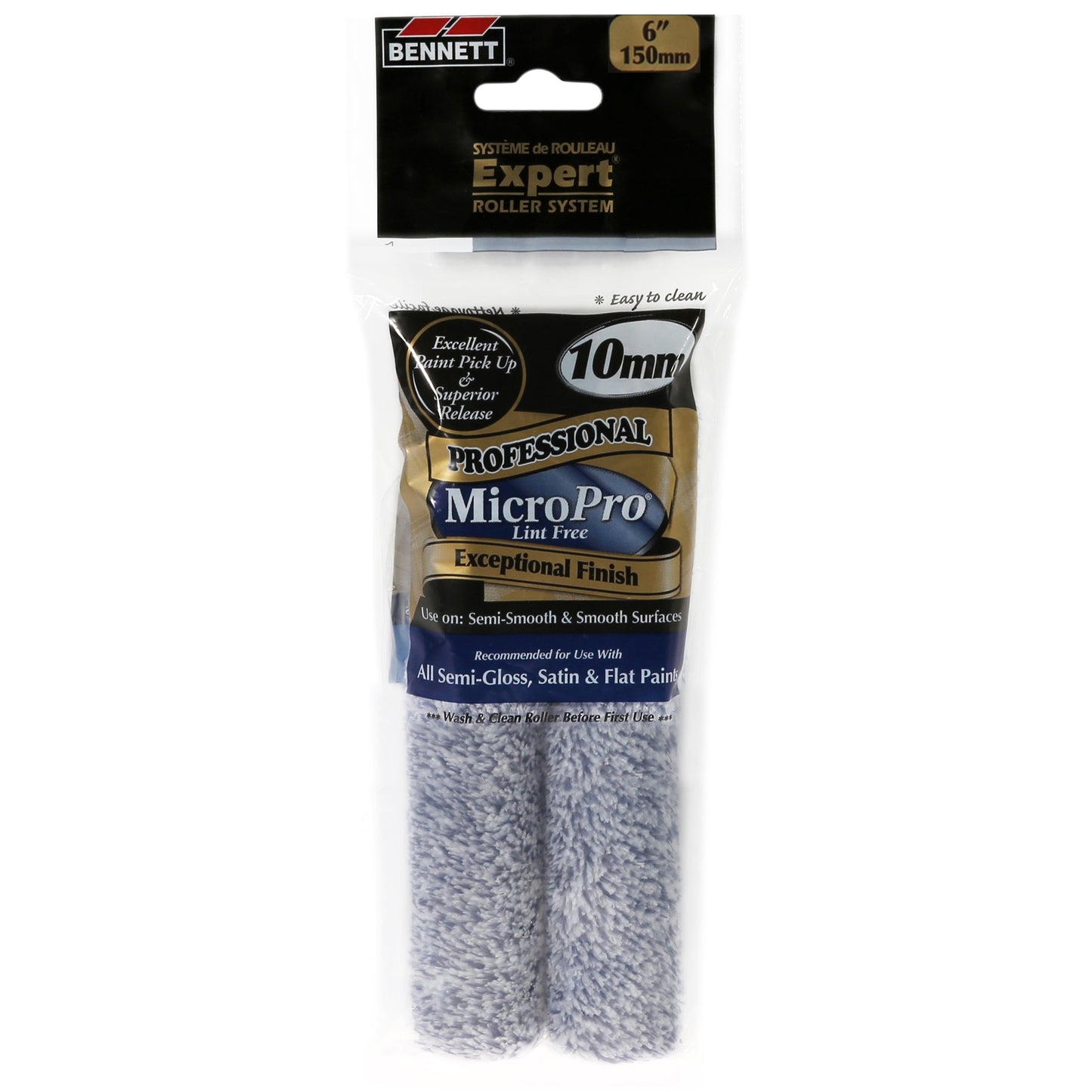 Bennett MicroPro 6" Roller 2-PK