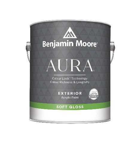 AURA Waterborne Exterior Paint - Soft Gloss Finish F632