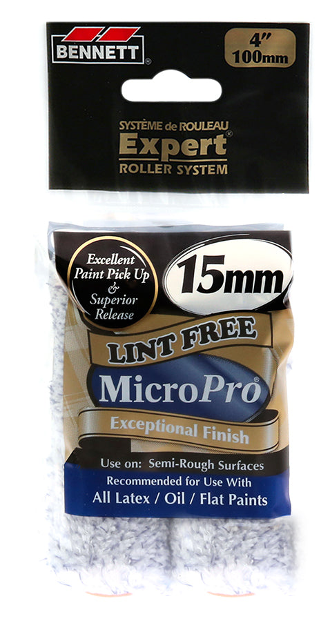 Bennett Micropro 4" Roller 2PK