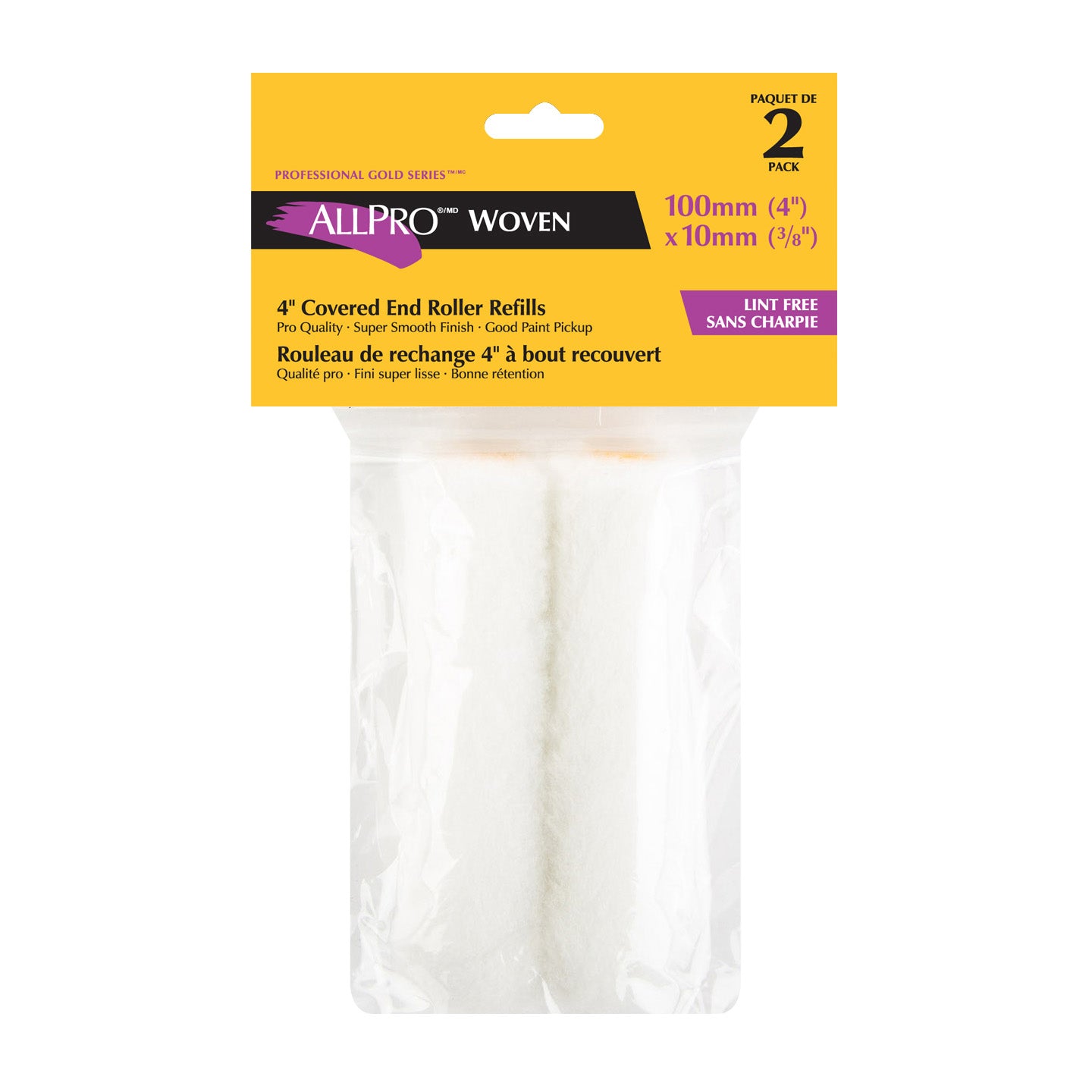 AllPro Woven 4" Roller 2-Pk