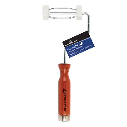 قفس غلتکی 4 اینچی MoorePlus با دسته چوبی (برای غلتک 100 میلی متری)