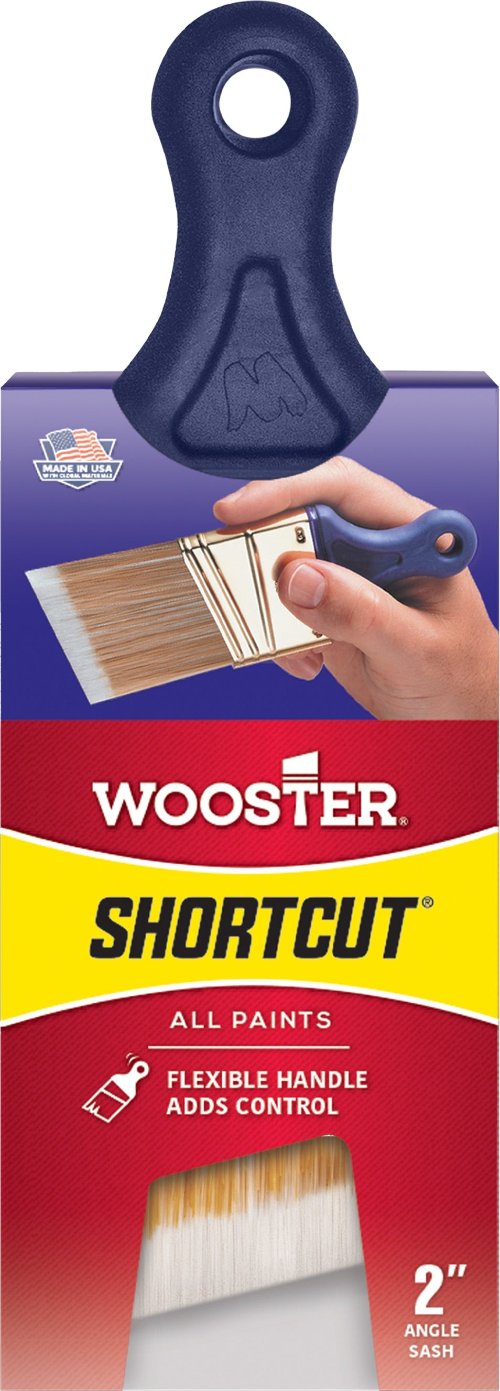 Wooster Shortcut 2 in. W Angle Paint Brush