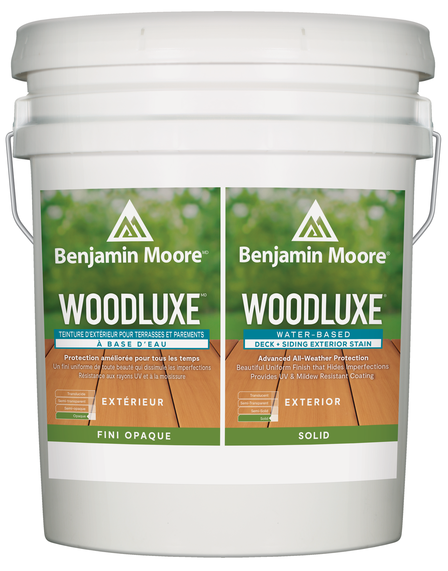 Woodluxe® Water-Based Deck + Siding Exterior Stain - Solid K694