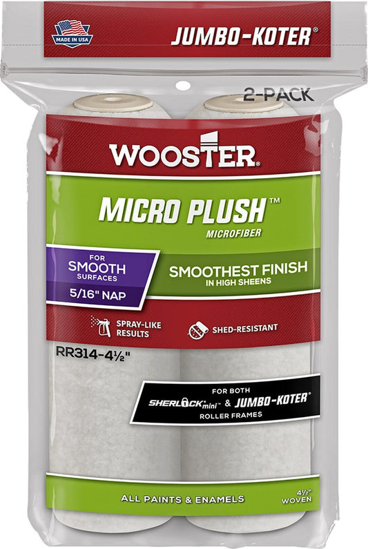 Wooster Micro Plush Microfiber 4½" Roller