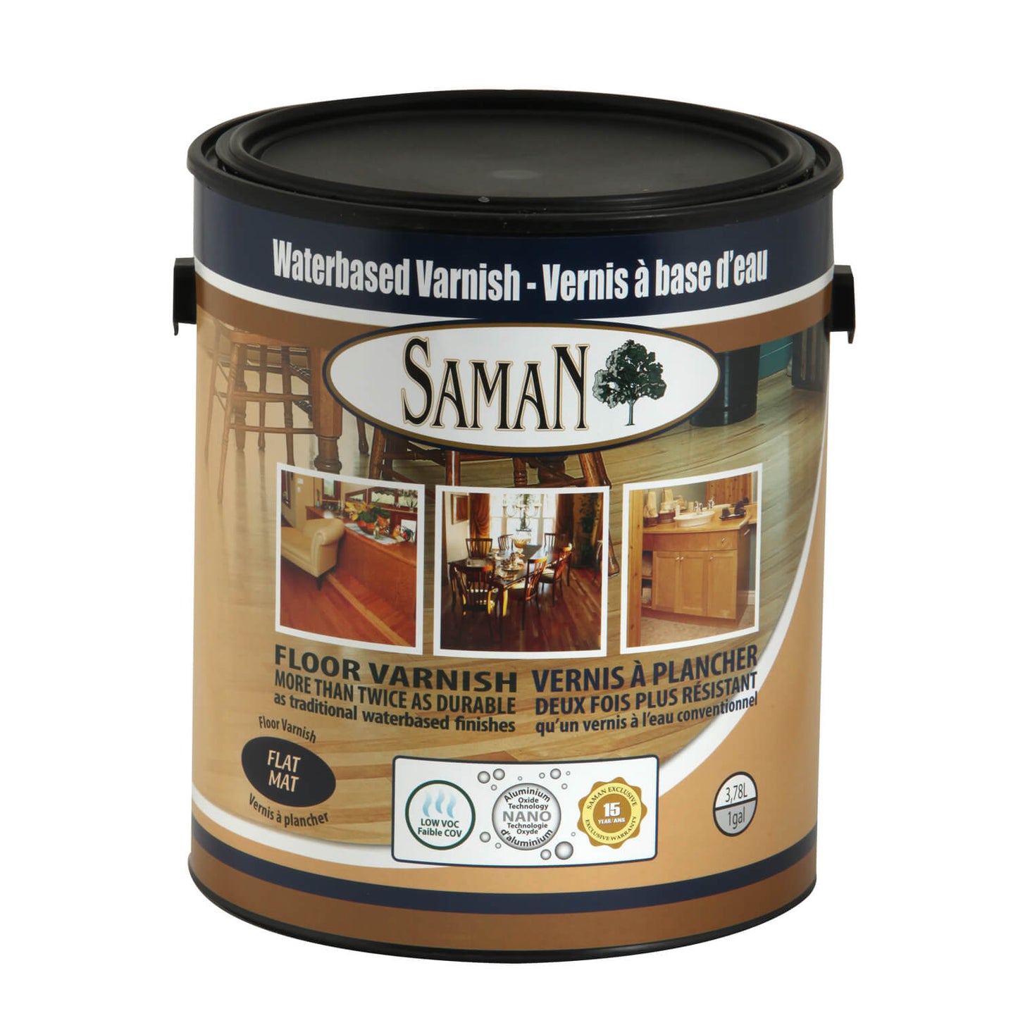 SamaN Waterbased Flat Varnish