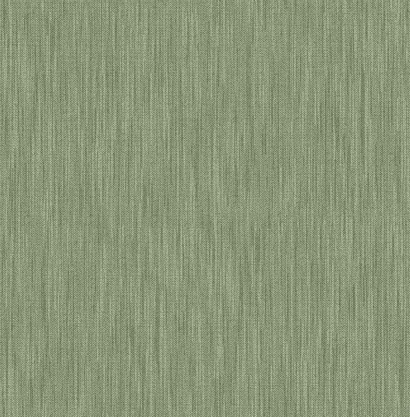 Chinile Green Linen Texture Wallpaper